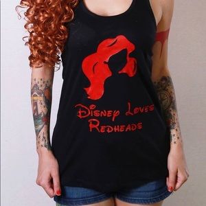 Disney loves redheads tank top